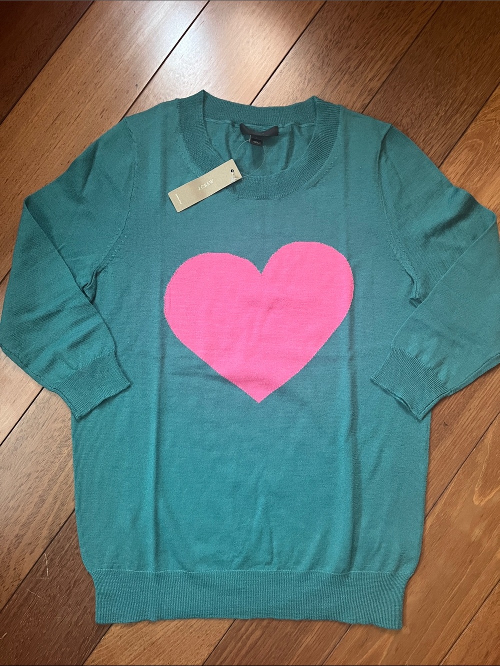 NWT J. Crew Merino Wool 3/4 Sleeve Tippi Sweater
